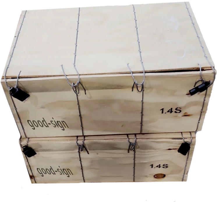 Wirebound crate